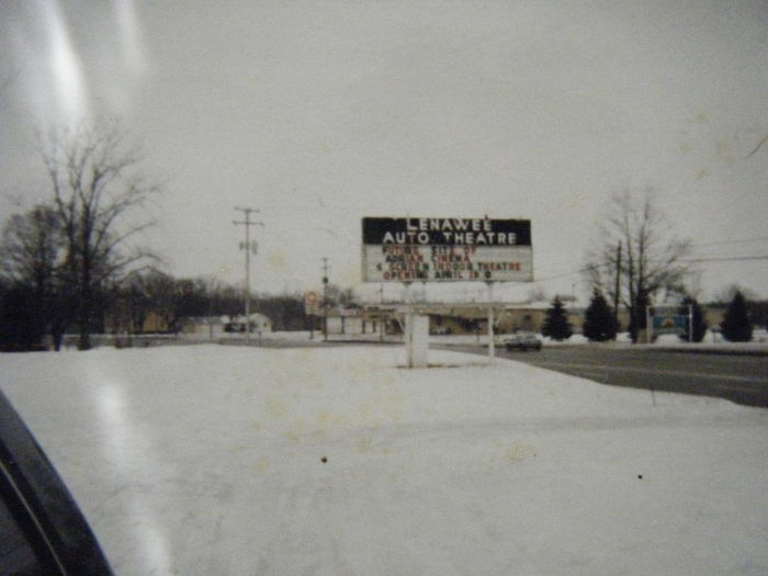 Lenawee Drive-In Theatre - Old Photo From Dennis